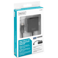 DIGITUS USB 3.1 Grafikadapter, USB-C - HDMI, schwarz