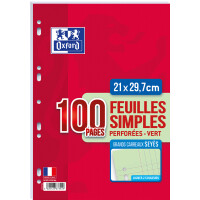 Oxford Ringbucheinlagen, SEYES, Farbe: rosa, 80 g