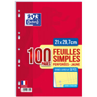 Oxford Ringbucheinlagen, SEYES, Farbe: rosa, 80 g