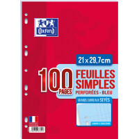 Oxford Ringbucheinlagen, SEYES, Farbe: rosa, 80 g