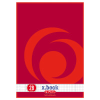 herlitz Schulblock x.book, DIN A4, Lineatur 27 liniert