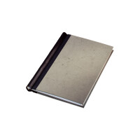 LEITZ Klemmbinder, DIN A4, Deckel grau, Rücken schwarz