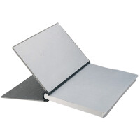 LEITZ Klemmbinder, DIN A4, Deckel grau, Rücken schwarz