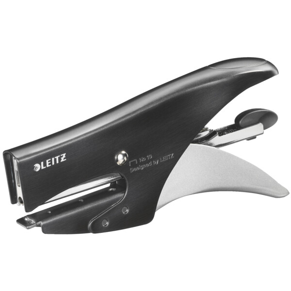 LEITZ Heftzange Style, Heftleistung: 15 Blatt, satin-schwarz