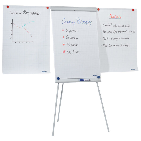 FRANKEN Flipchart X-tra! Line Standard Plus, höhenverstell-