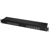 LogiLink 19" Patch Panel Kat.6 EconLine, 24 Port,...
