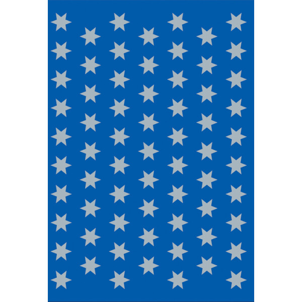 HERMA Weihnachts-Sticker DECOR "Sterne", 13 mm, silber