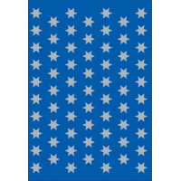 HERMA Weihnachts-Sticker DECOR "Sterne", 13 mm, silber
