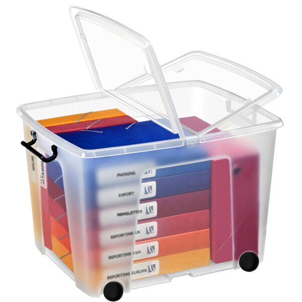 CEP Aufbewahrungsbox strata, 40 Liter, transparent