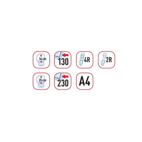 herlitz Ringbuch easy orga to go, A4, 2-Ring, blau-