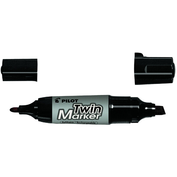 PILOT Permanent-Marker Twin Marker Jumbo, schwarz