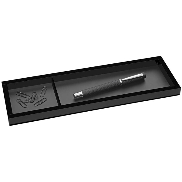 WEDO Stifteschale "black office", 2 F&auml;cher, schwarz