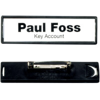 DURABLE Namensschild Clip-Card, mit Plattennadel, 67 x 17 mm
