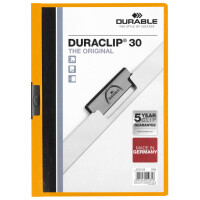 DURABLE Klemmhefter DURACLIP ORIGINAL 30, DIN A4, grau