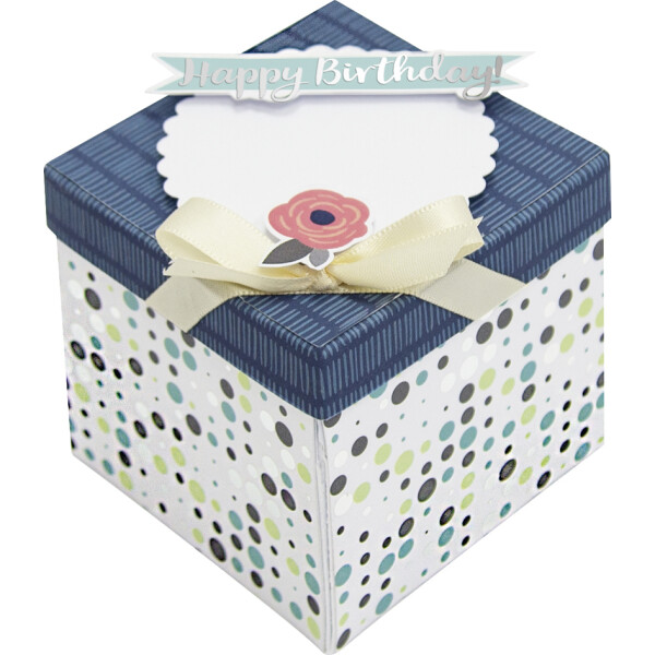 folia Explosionsbox-Bastelset "Happy Birthday"