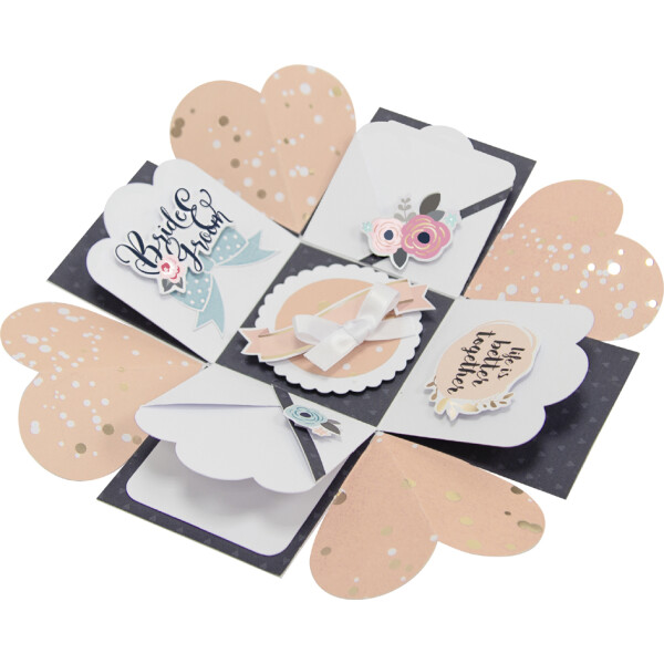 folia Explosionsbox-Bastelset "Happy Birthday"