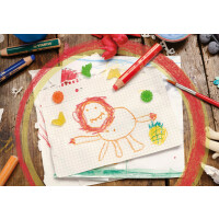 STABILO Multitalentstift woody 3 in 1, rund, mittelblau