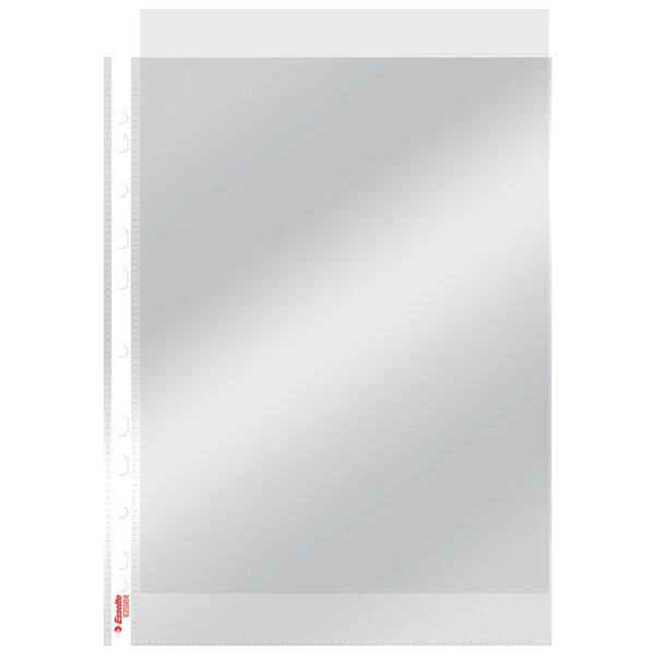 Esselte Prospekth&uuml;lle Standard, A4, PP, glasklar, 0,06 mm