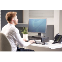 Fellowes Monitorständer Designer Office Suites, schwarz