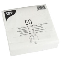 PAPSTAR Lunch-Servietten, 330 x 330 mm, 2-lagig, weiß