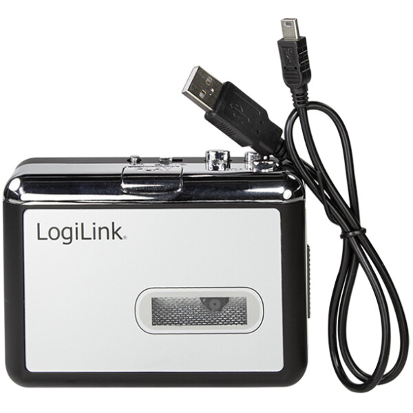 LogiLink Walkman, mit Konverter Funktion, schwarz silber