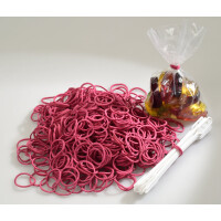 dm-folien Gummiringe im Beutel, rot, 120 mm,...