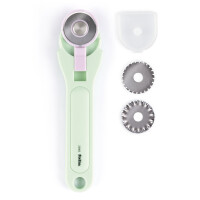 folia Rollmesser, inkl. 3 Klingen, schwarz