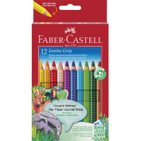 FABER-CASTELL Dreikant-Buntstifte Jumbo GRIP, 6er Etui