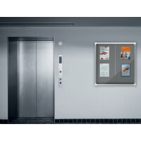 nobo Schaukasten Premium Plus, Filz-Rückwand, 18 x DIN A4