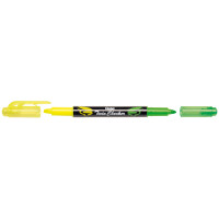 Pentel Textmarker "TWIN CHECKER", 2 Spitzen, gelb orange