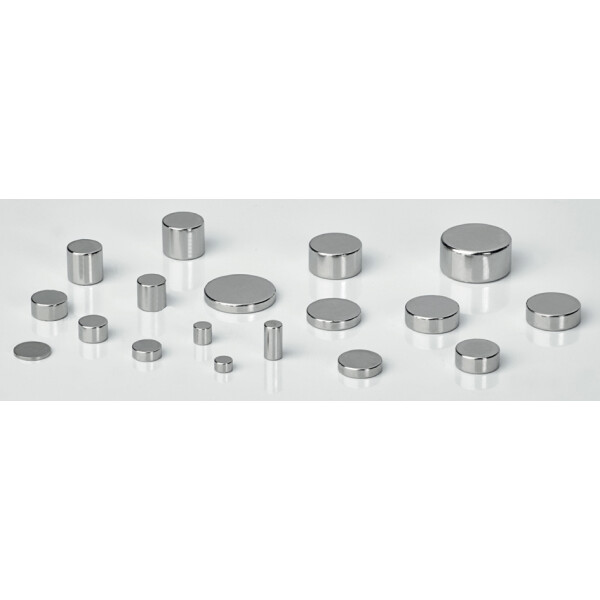 MAUL Neodym-Magnet, Durchmesser: 10 x (H)3 mm, nickel