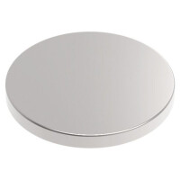 MAUL Neodym-Magnet, Durchmesser: 10 x (H)3 mm, nickel