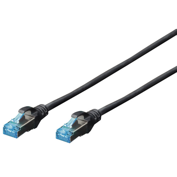 DIGITUS Patchkabel Kat. 5e, SF UTP, 2,0 m, schwarz