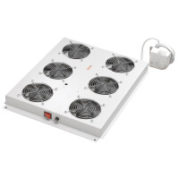 DIGITUS Dachlüftereinheit, 6 Lüftern, schwarz...