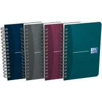 Oxford Office Spiralheft, 90 x 140 mm, kariert, 50 Blatt