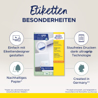 AVERY Zweckform Universal-Etiketten, 105 x 35 mm, weiß
