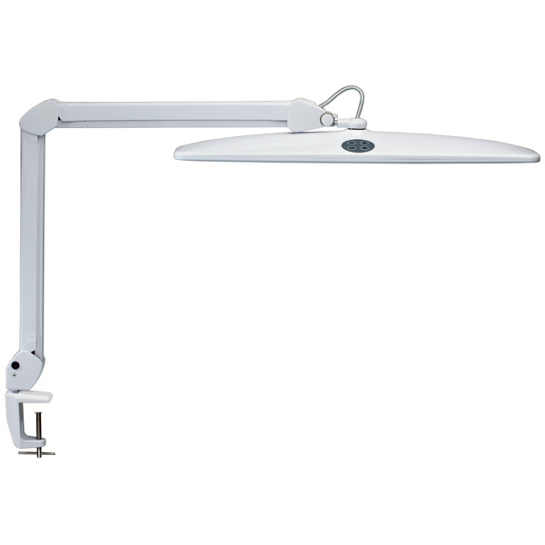 MAUL LED-Arbeitsleuchte MAULwork, Klemmfu&szlig;, dimmbar, wei&szlig;