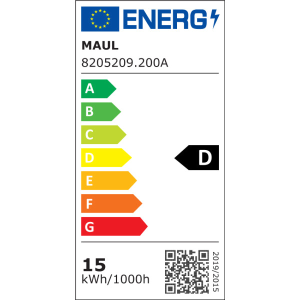MAUL LED-Arbeitsleuchte MAULwork, Klemmfu&szlig;, dimmbar, wei&szlig;