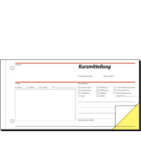 sigel Formularbuch "Kurzbrief", 2 3 A4, 50...