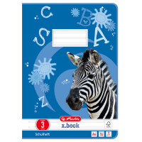herlitz Schulheft x.book, DIN A4, Lineatur 1 liniert
