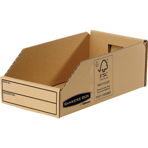Fellowes BANKERS BOX EARTH Kleinteilebox, braun, (B)147 mm