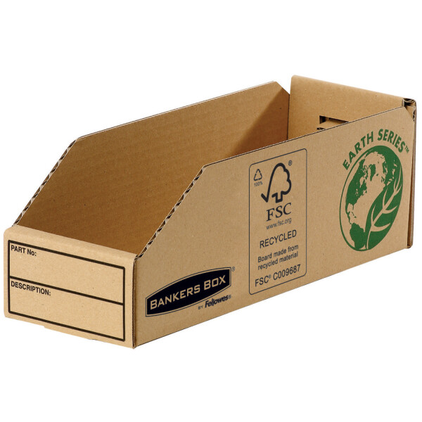 Fellowes BANKERS BOX EARTH Kleinteilebox, braun, (B)147 mm