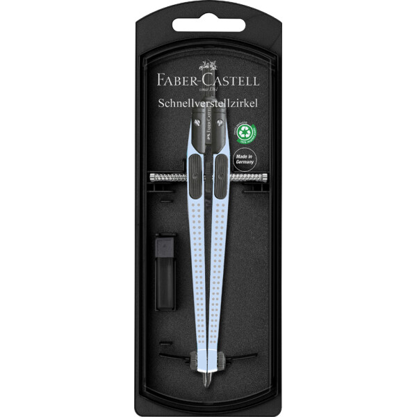 FABER-CASTELL Schnellverstellzirkel GRIP, schwarz