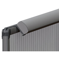 FRANKEN Flipchart Blockhalter magnetisch, 55 x 700 mm