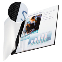 LEITZ Buchbindemappe impressBind, A4, 10,5 mm, schwarz, Soft