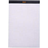 RHODIA Notizblock No. 19, DIN A4+, kariert, orange