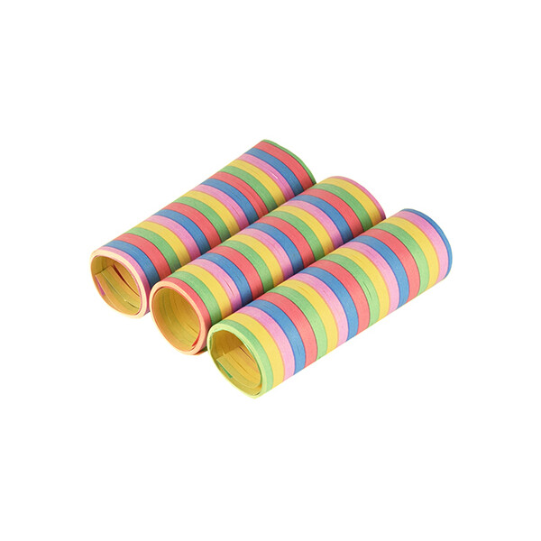 PAPSTAR Luftschlangen "Stripes", aus Papier, 5 Farben