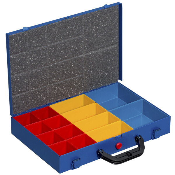 allit Metall-Kleinteilekoffer EuroPlus Pro M 34L-14, blau