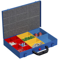 allit Metall-Kleinteilekoffer EuroPlus Pro M 34L-14, blau