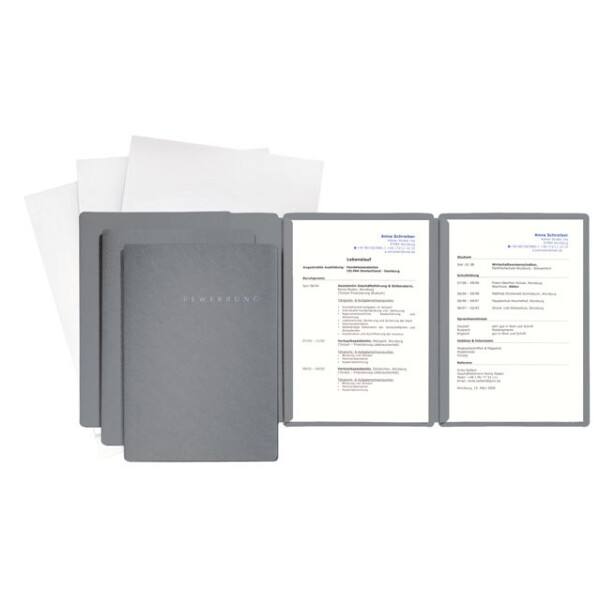 PAGNA Bewerbungs-Set "Special", DIN A4, rot, 3-teilig